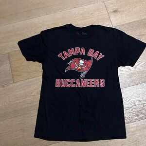 NFL Black Team Apparel Tee with White Print